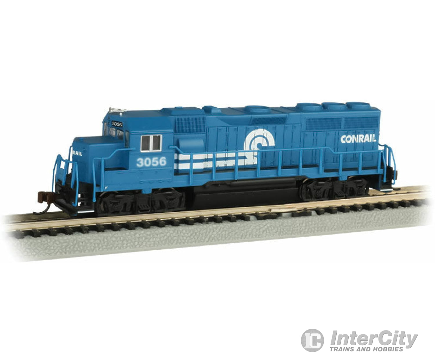 Bachmann 63566 Emd Gp40 - Standard Dc -- Conrail #3056 (Blue White) Locomotives & Railcars