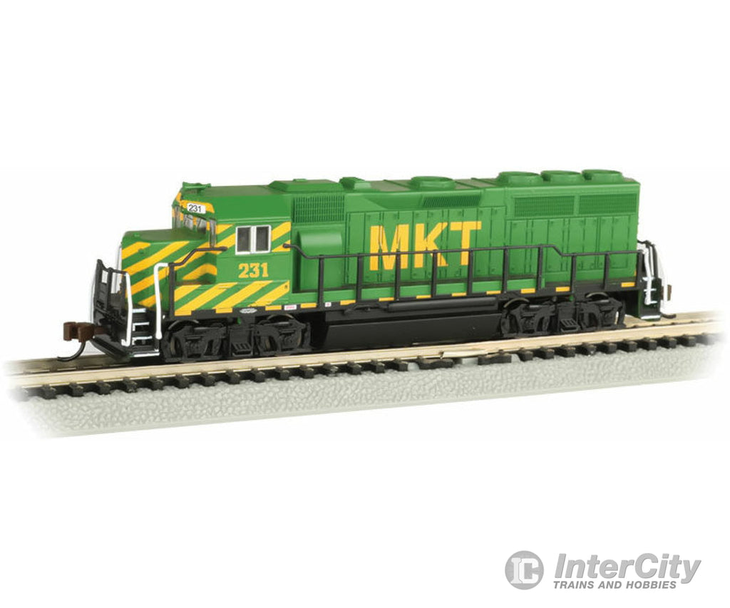 Bachmann 63570 Emd Gp40 - Standard Dc -- Missouri-Kansas-Texas 231 (Green Yellow) Locomotives &