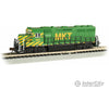 Bachmann 63570 Emd Gp40 - Standard Dc -- Missouri-Kansas-Texas 231 (Green Yellow) Locomotives &