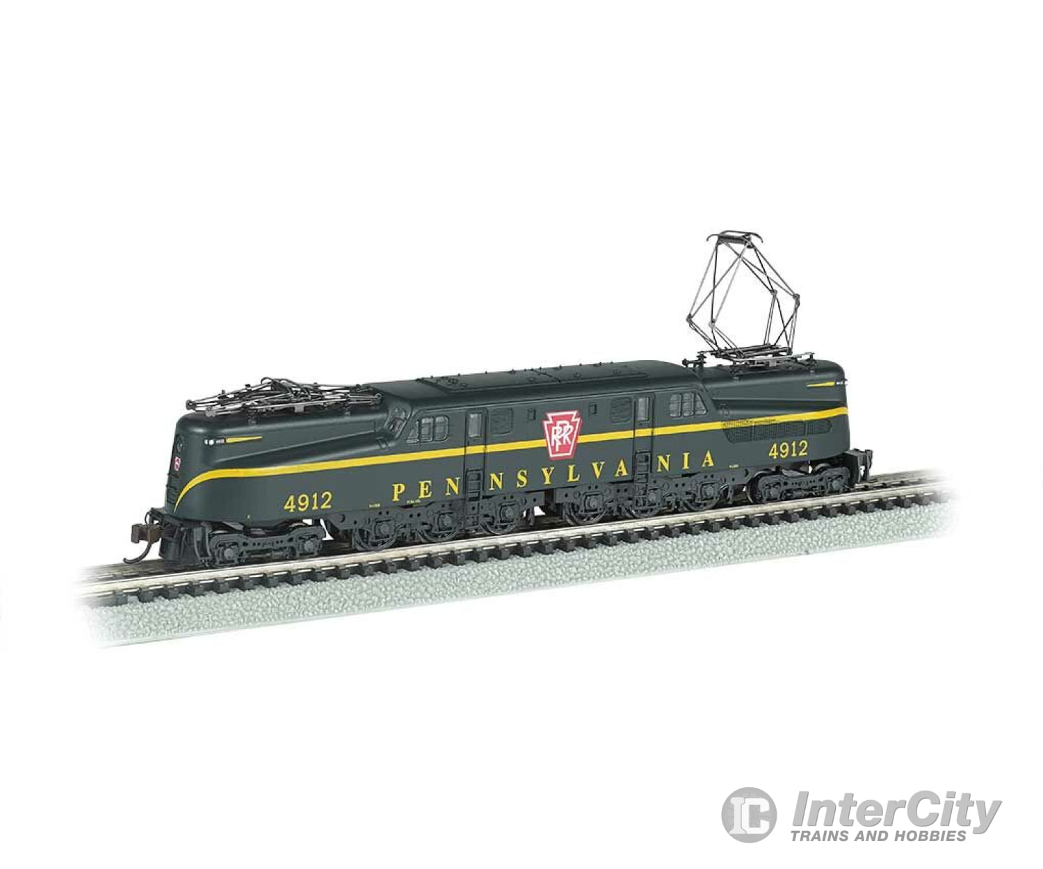 Bachmann 65251 Gg1 Electric - Standard Dc -- Pennsylvania Railroad #4912 (Brunswick Green Yellow