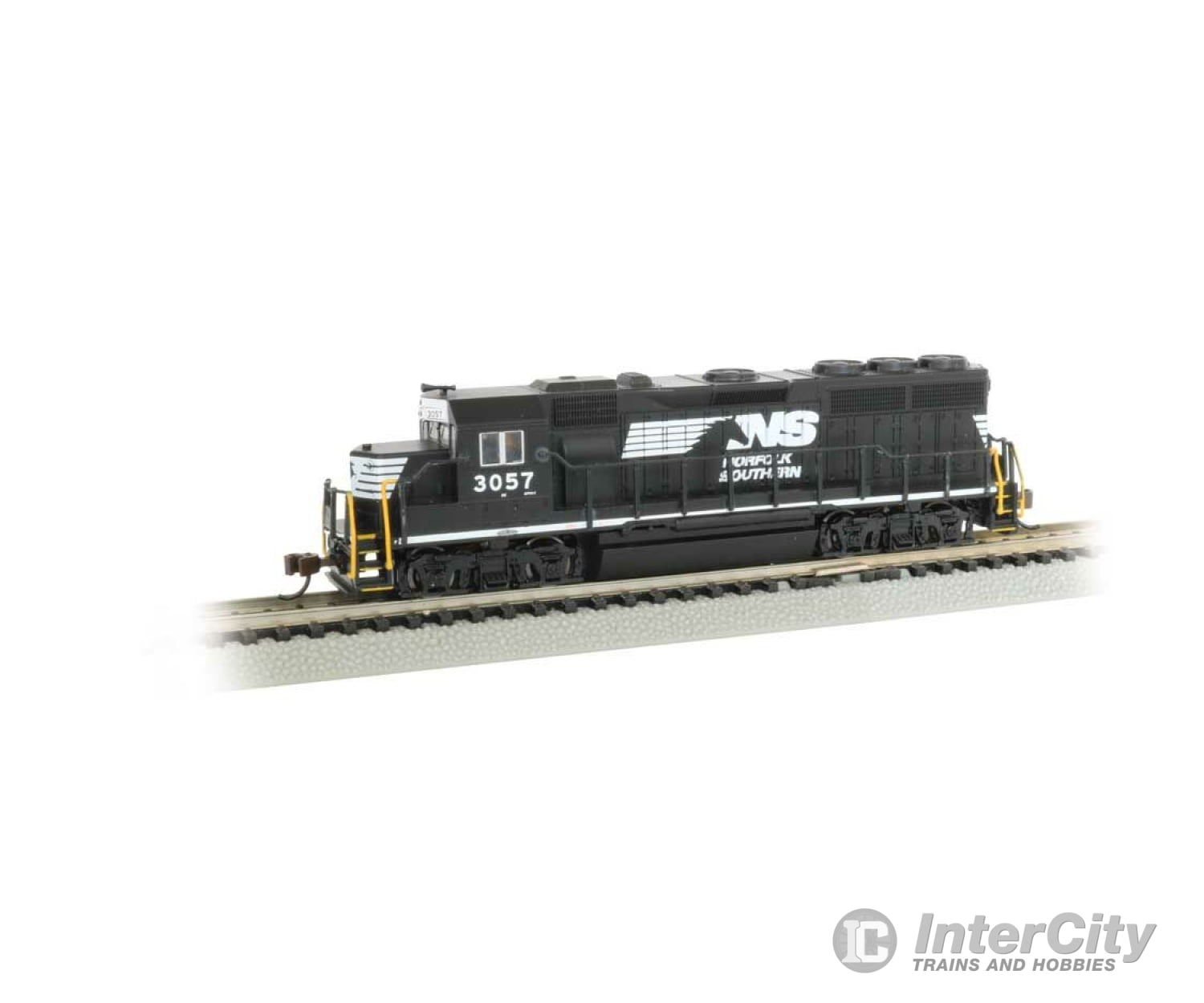 Bachmann 66355 Emd Gp40 - Econami Sound And Dcc Spectrum(R) -- Norfolk Southern 3057 (Black White