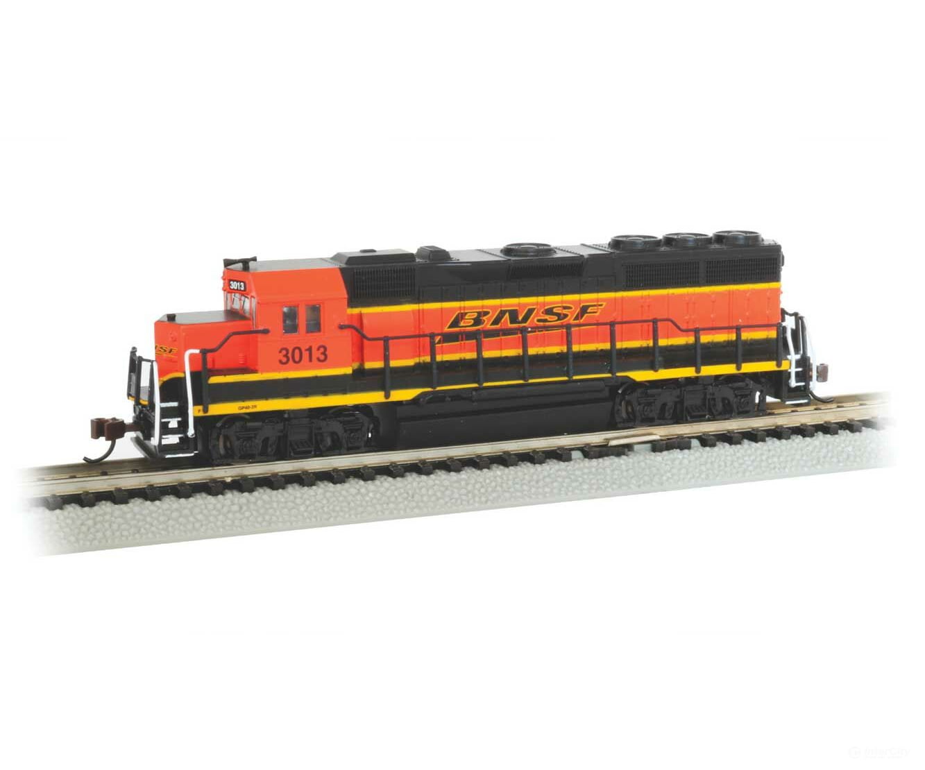Bachmann 66358 Emd Gp40 - Econami Sound And Dcc -- Bnsf Railway #3013 (Orange Black Wedge Logo)