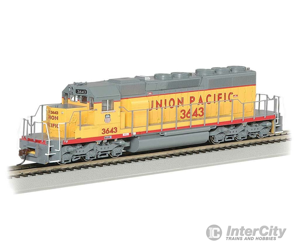 Bachmann 67026 Emd Sd40-2 - Standard Dc -- Union Pacific #3643 (Armour Yellow Gray) Locomotives &