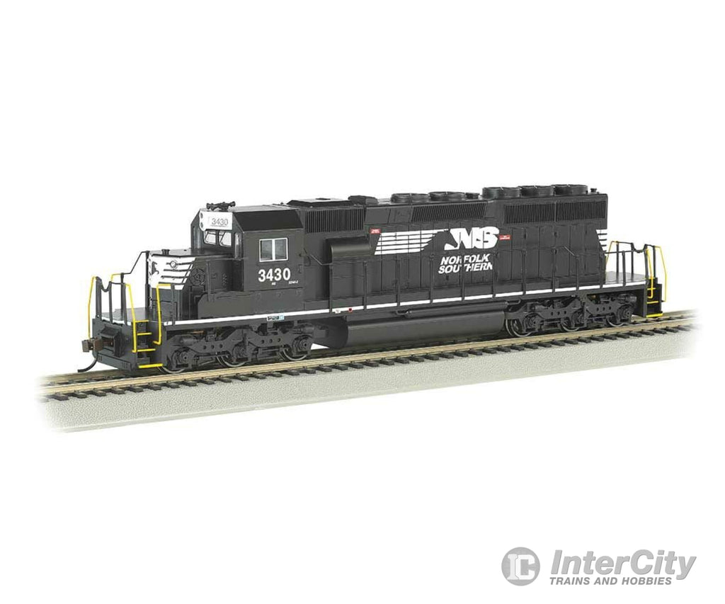 Bachmann 67204 Emd Sd40-2 W/Dcc & Sound -- Norfolk Southern #3430 (Black White; Horse Head Logo)