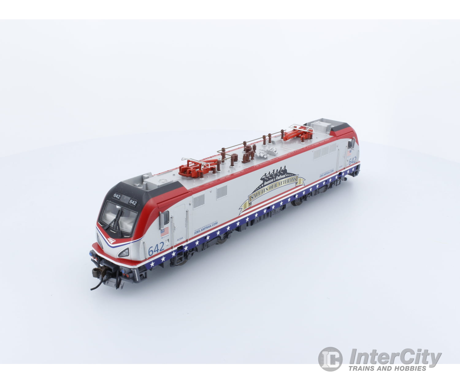 Bachmann 67403 Ho Salutes Our Veterans Amtrak Acs-64 Road Number 642 Dcc/Sound Locomotives