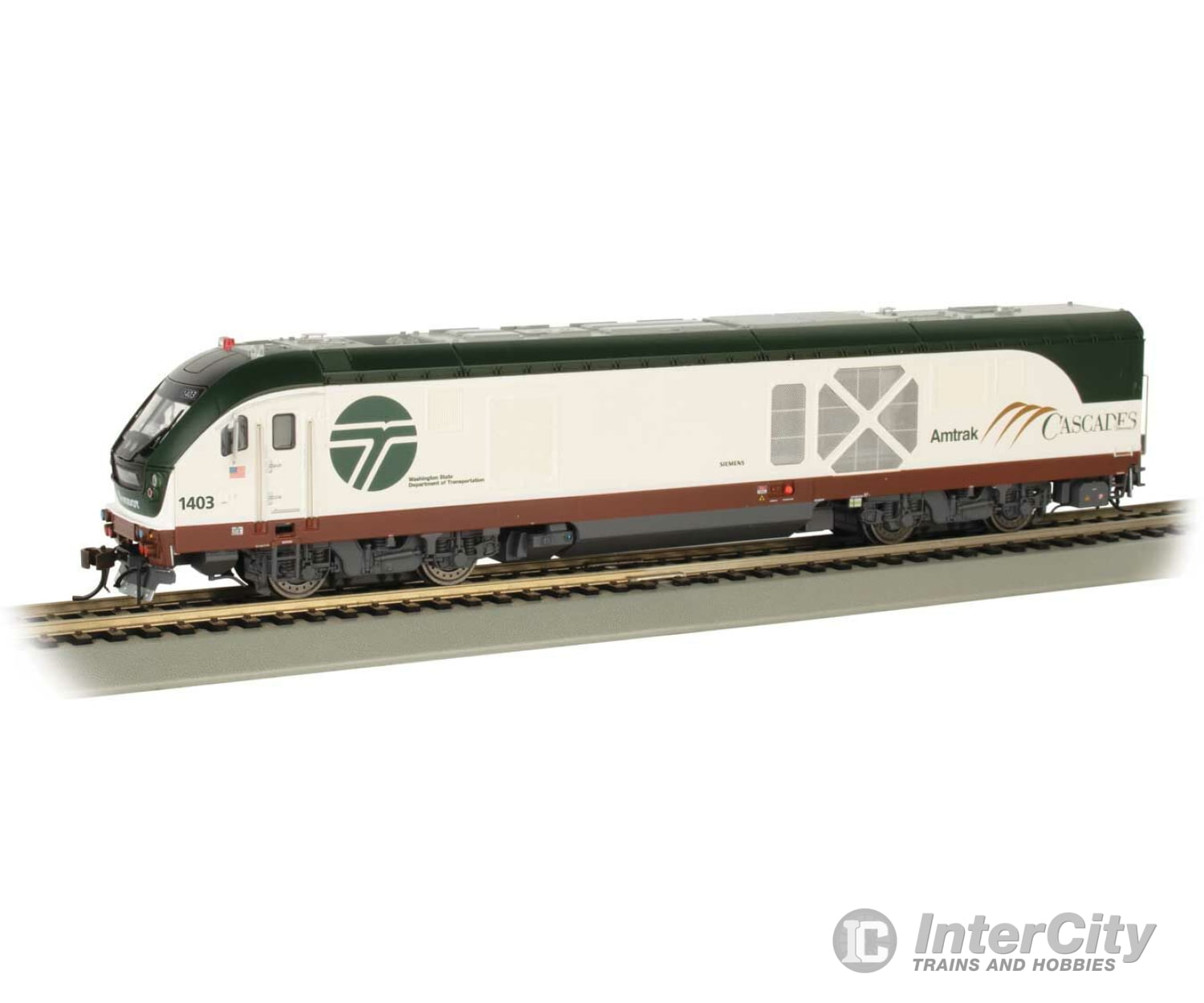 Bachmann 67954 Siemens Sc-44 Charger - Sound And Dcc -- Amtrak #1403 (Cascades Washington Dot; White