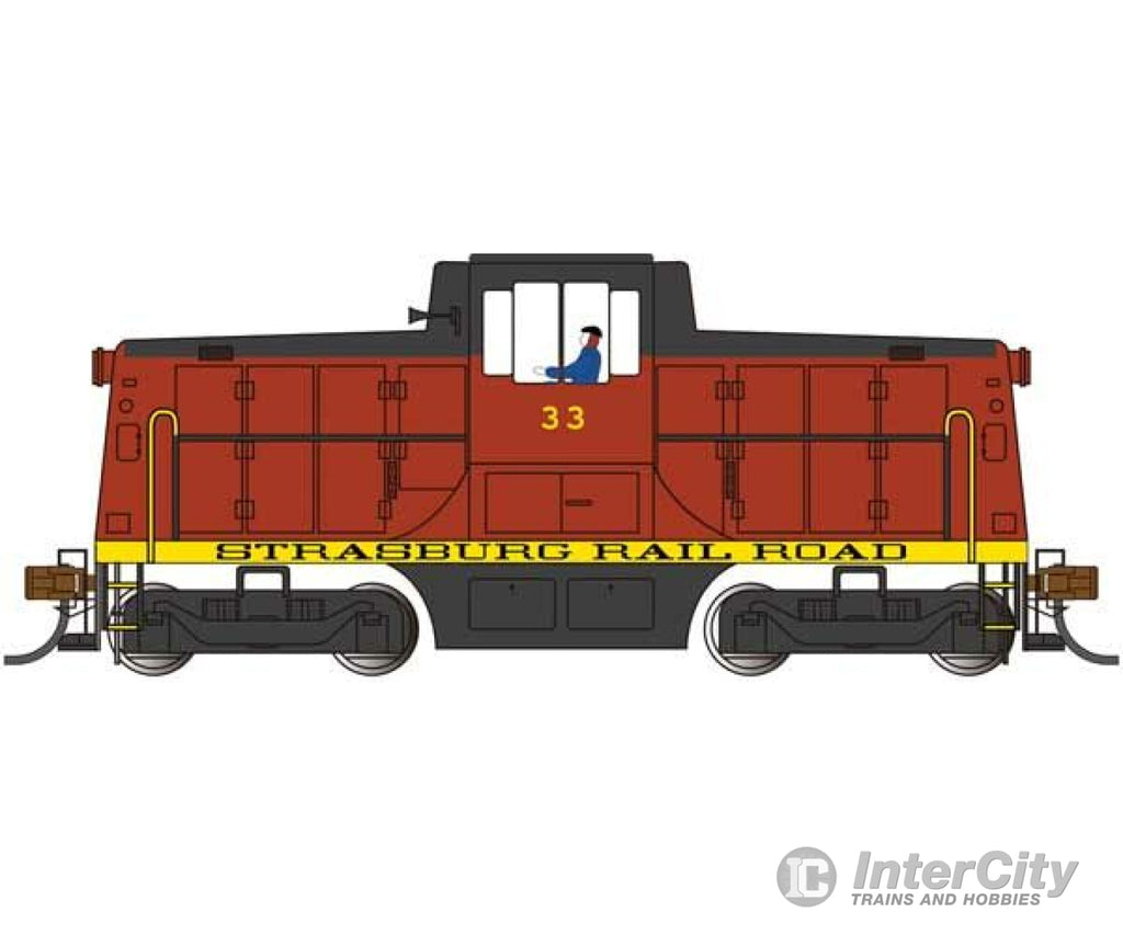 Bachmann 68203 Ge 44-Ton Switcher - Sound And Dcc Value -- Strasburg 22 (Red Yellow Black)