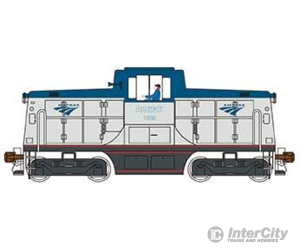 Bachmann 68205 Ge 44-Ton Switcher - Sound And Dcc -- Amtrak #1000 9Silver Blue Red Black)