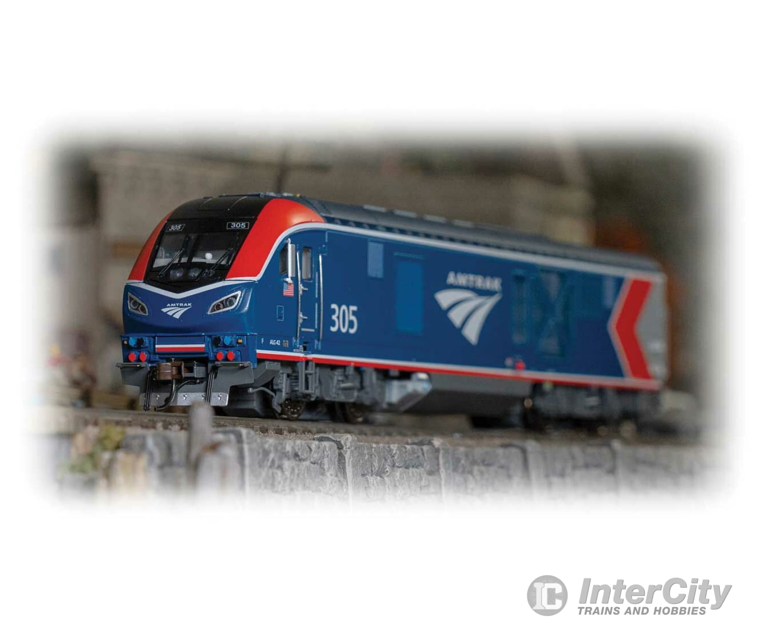 Bachmann 68302 Siemens Alc-42 Charger - Wowsound(R) And Dcc -- Amtrak #305 (Phase Vi 2021; Blue