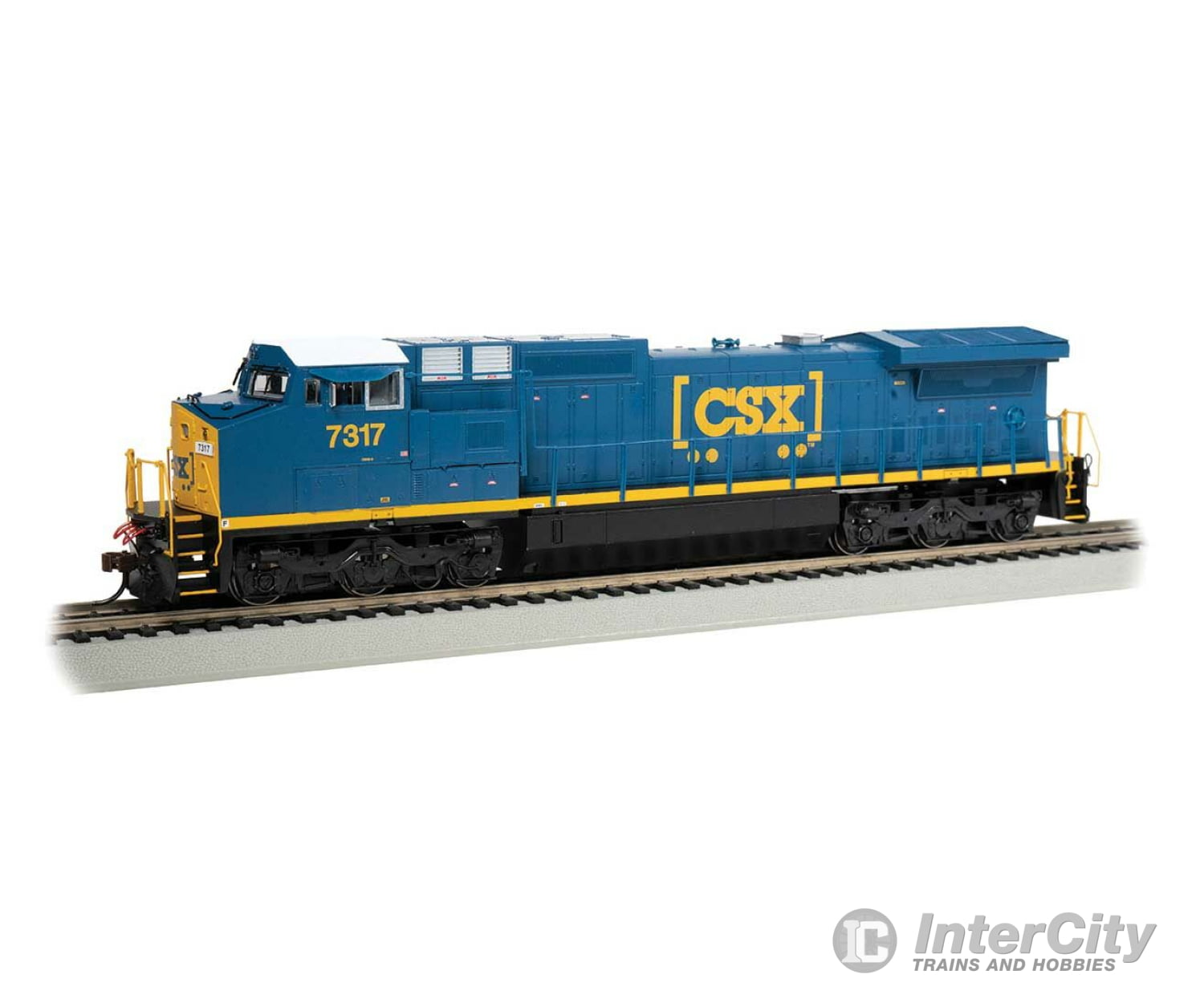 Bachmann 68512 Ge Dash 8-40Cw - Sound And Dcc -- Csx 7317 (Blue Yellow White Boxcar Logo)