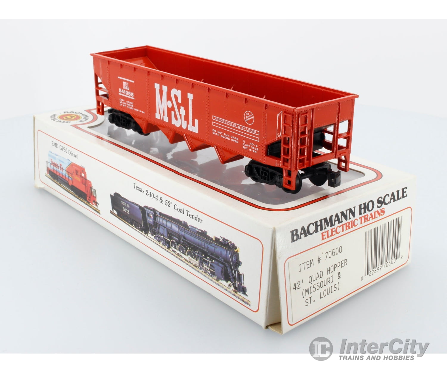 Bachmann 70600 42’ Quad Hopper Missouri & St. Louis Freight Cars