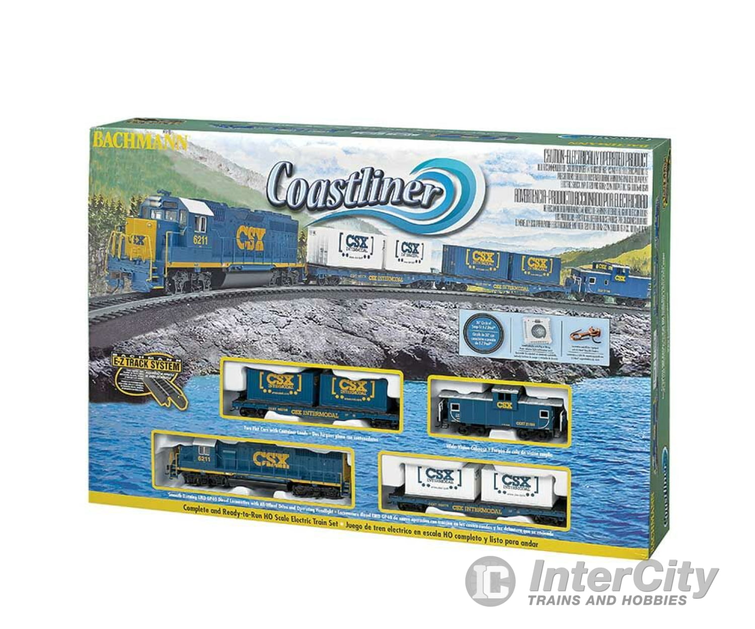 Bachmann 734 Coastliner Train Set -- Csx Transportation Sets