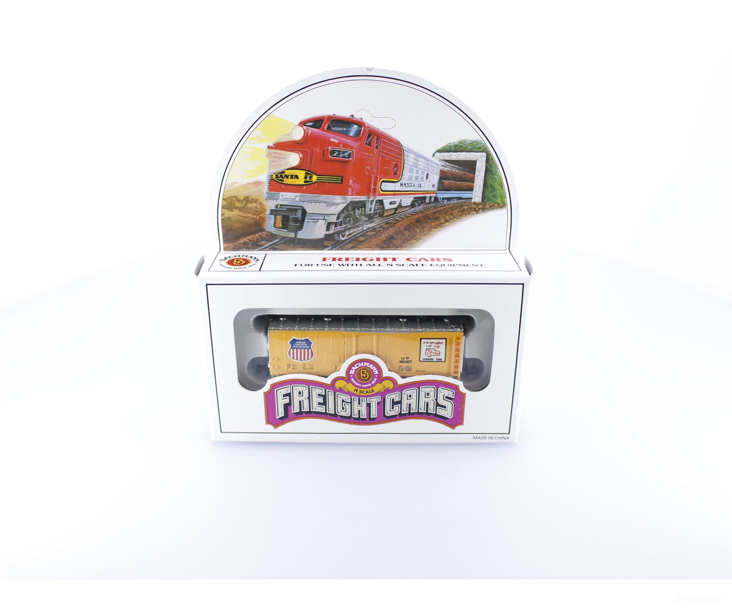 Bachmann 73661 N 40’ Plug-Door Box Car Union Pacific (UP) 160207 Freight Cars