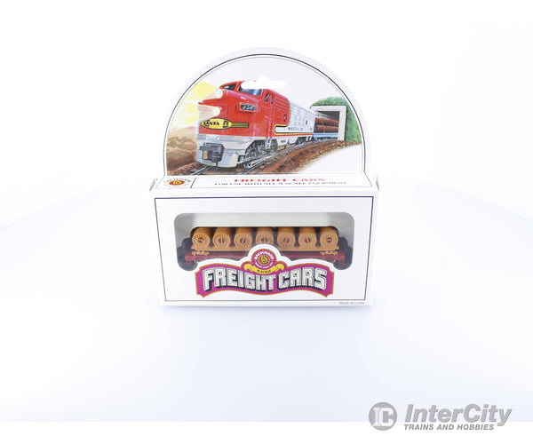 Bachmann 73661 N 51’ Flat Car with Loads Santa Fe (SF) Freight Cars