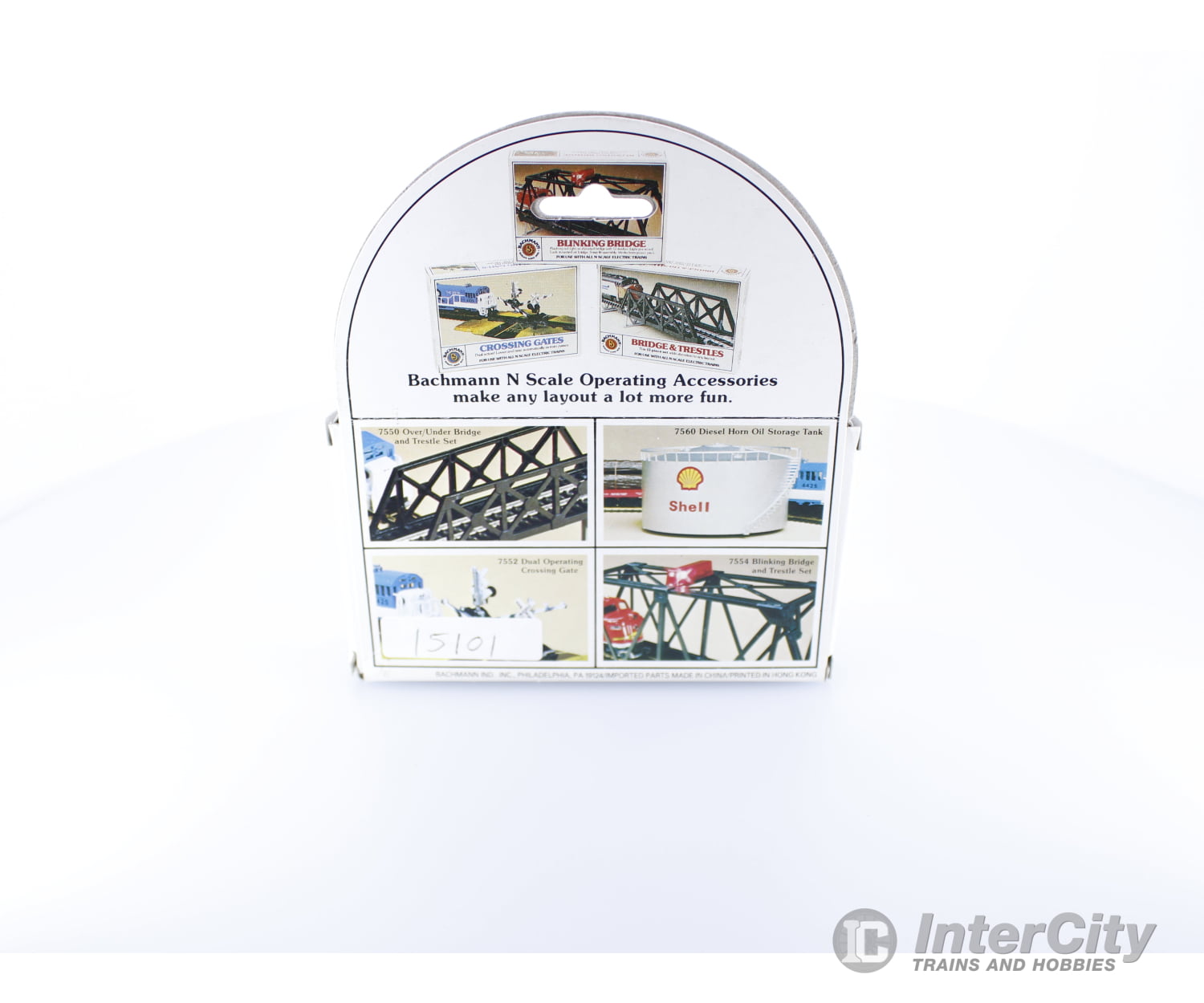 Bachmann 73661 N 51’ Flat Car with Loads Santa Fe (SF) Freight Cars