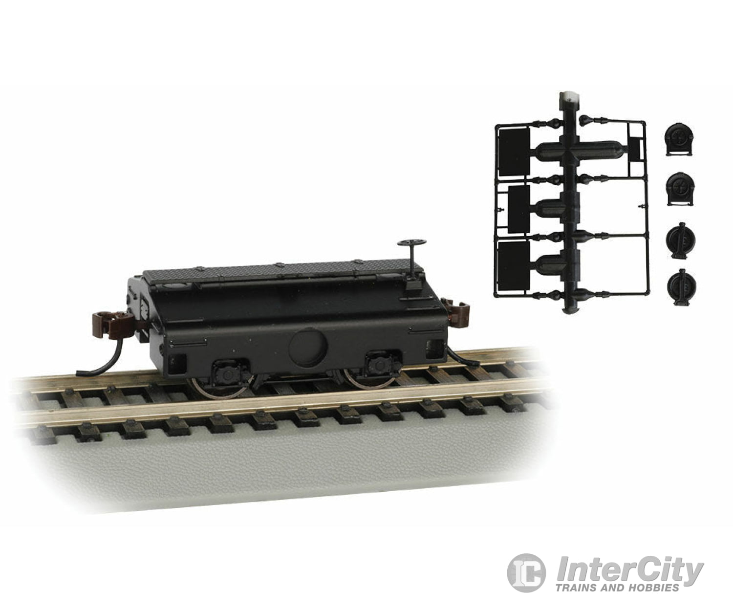 Bachmann 74405 Scale Test Weight Car - Ready To Run With Uninstalled Details -- Undecorated Freight