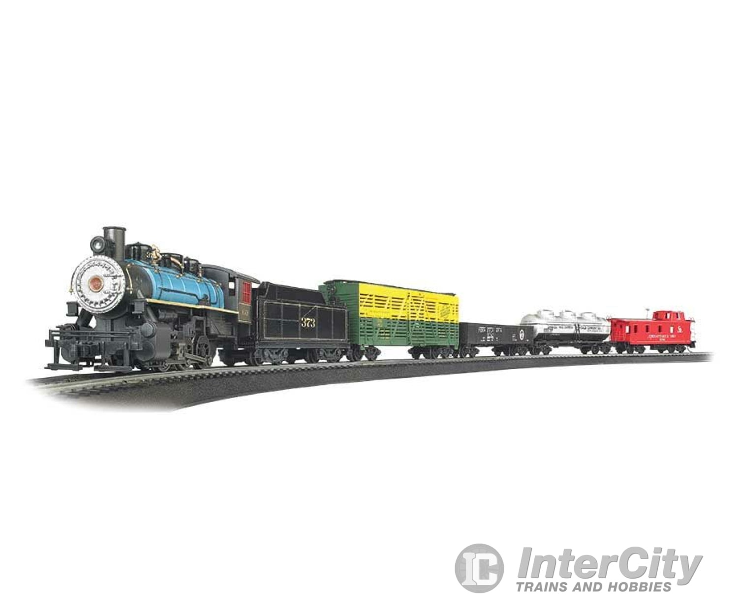 Bachmann 750 Chessie Special - Standard Dc -- Chesapeake & Ohio 0-6-0 Steam Loco 4 Freight Cars;