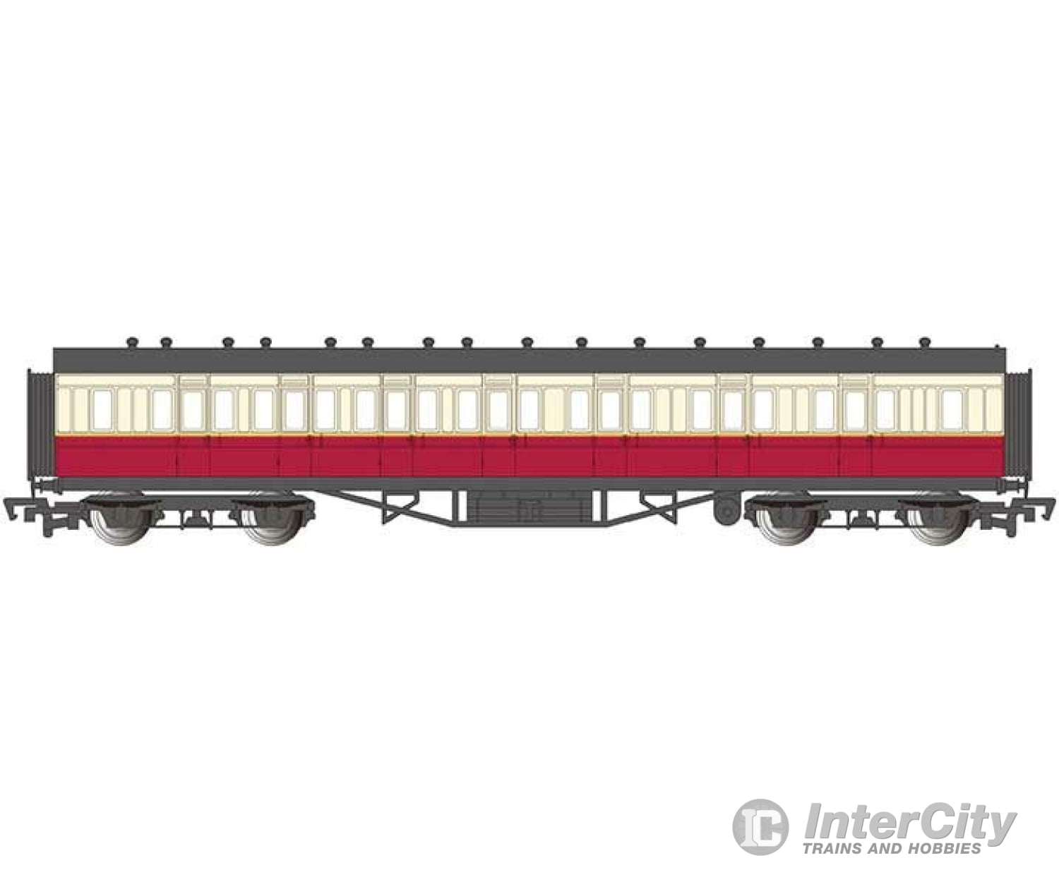 Bachmann 76030 Composite Coach - Thomas & Friends(Tm) -- Red Passenger Cars