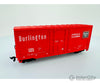 Bachmann 76036 Ho 41’ Hi-Cube Box Smooth Sides Burlington #19820 Freight Cars