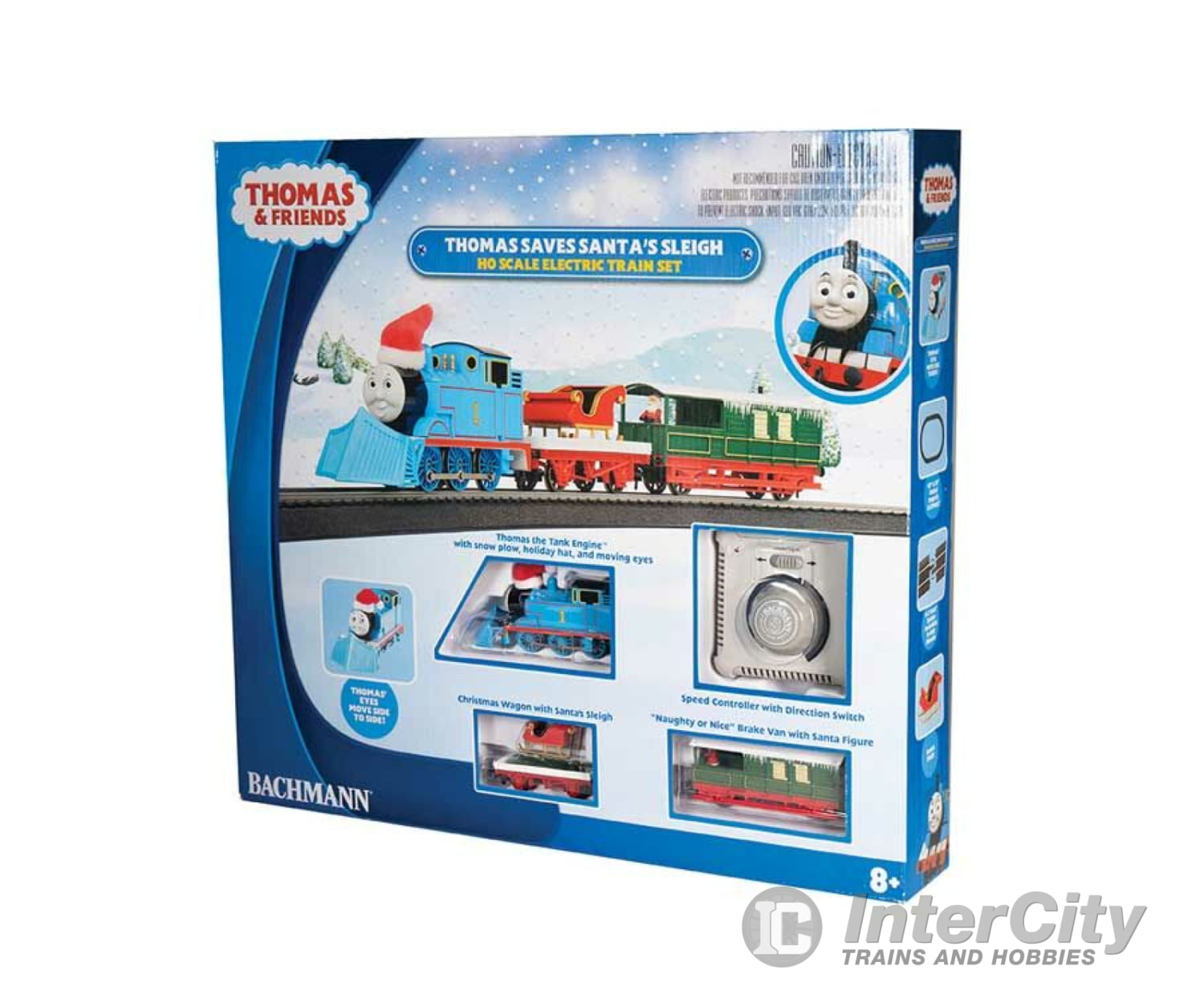 Bachmann 773 Thomas Saves Santas Sleigh - Standard Dc & Friends(Tm) -- 2 Cars E-Z Track(R) Oval