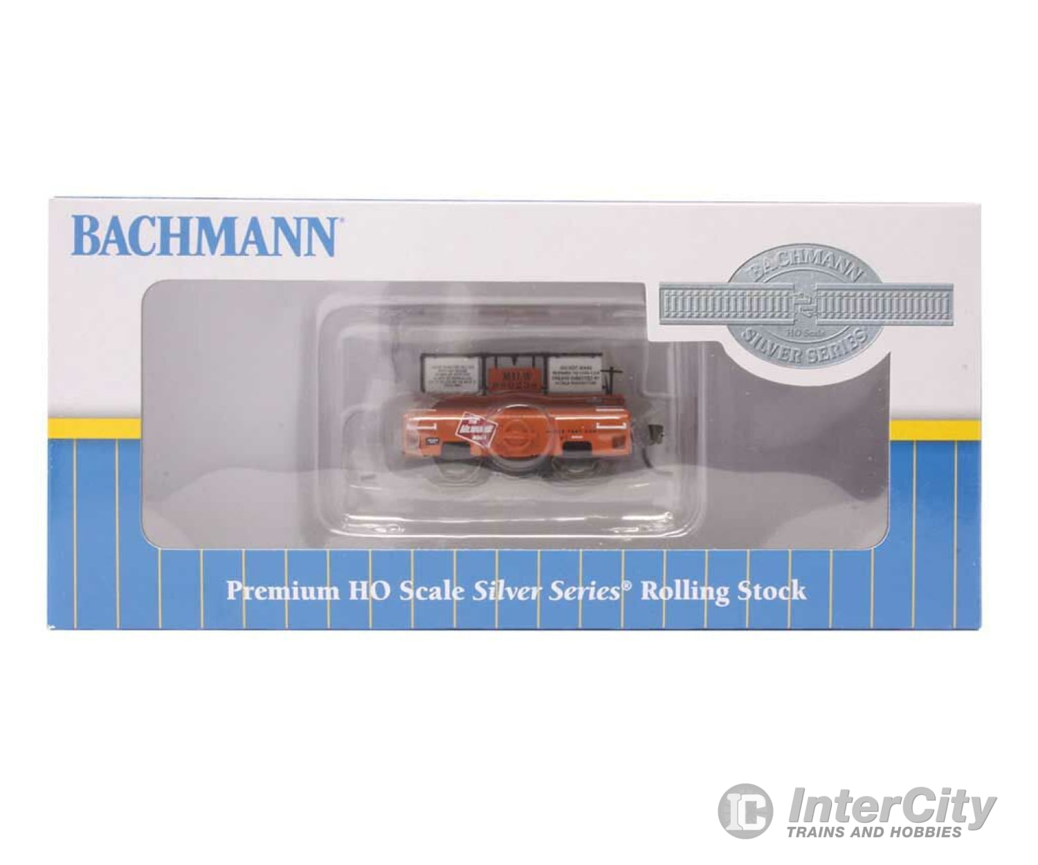 Bachmann 77407 Wood Boxcar (Box Van) - Thomas & Friends(Tm) -- Explosives (Gray Red White) Freight