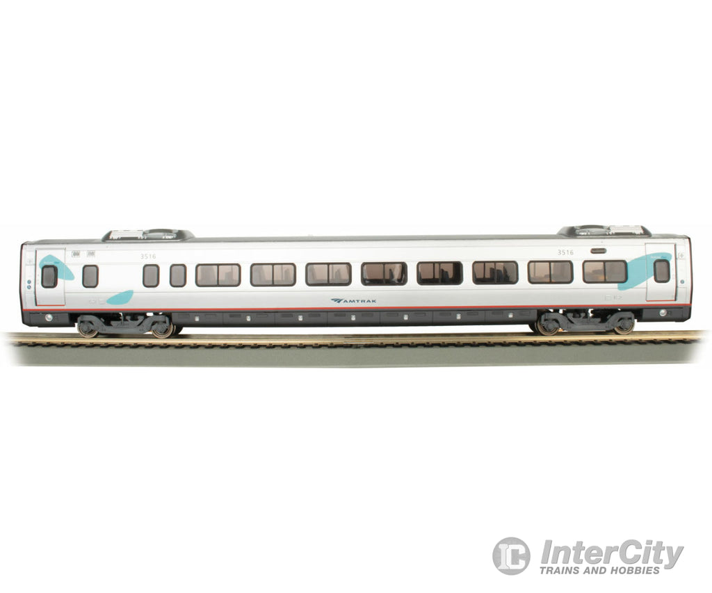 Bachmann 89945 Acela Business Class Coach With Interior Lights - Ready To Run Spectrum(R) -- Amtrak