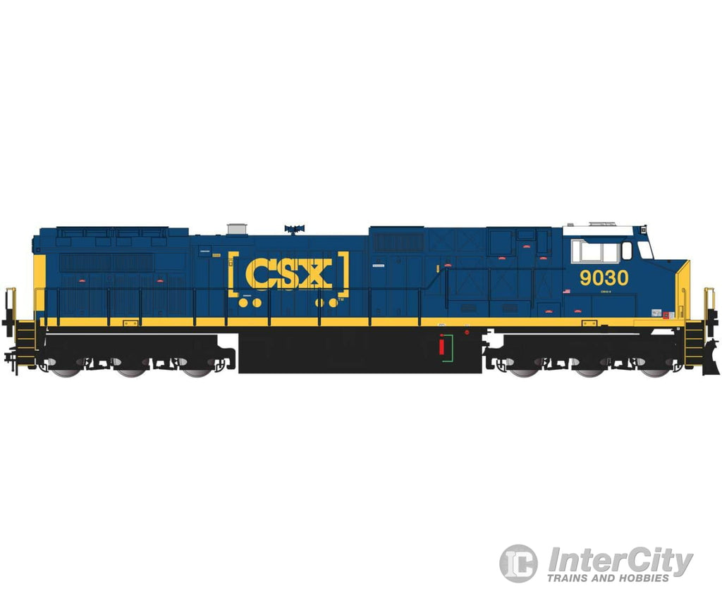 Bachmann 90901 Ge Dash 9-44Cw - Standard Dc -- Csx Transportation #9030 (Blue Yellow; Boxcar Logo)