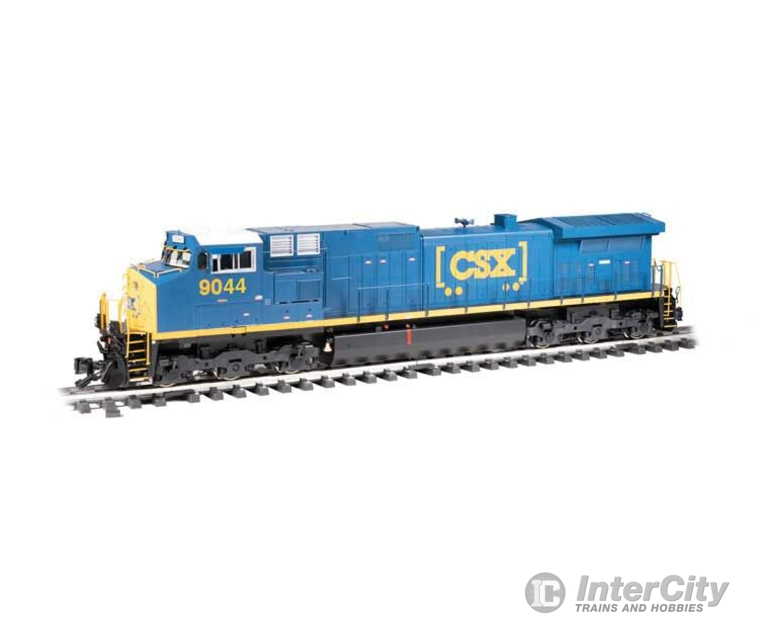 Bachmann 90906 Ge Dash 9-44Cw - Standard Dc -- Csx 9044 (Blue Yellow Boxcar Logo) Locomotives &