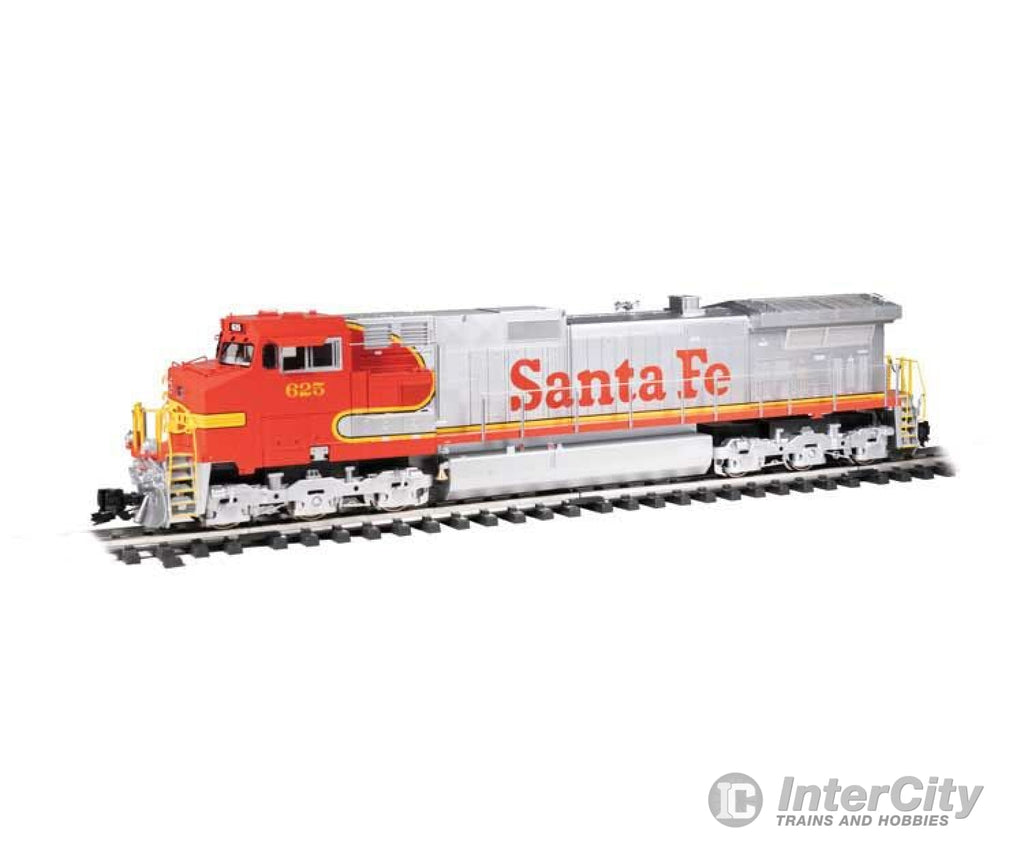 Bachmann 90910 Ge Dash 9-44Cw - Standard Dc -- Santa Fe 625 (Warbonnet Silver Red Yellow)