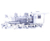 Bachmann 91804 G Black Undec 4-6-0 Metal Gears and Rods Steam Locomotive Undecorated DCC Ready - Locomotives