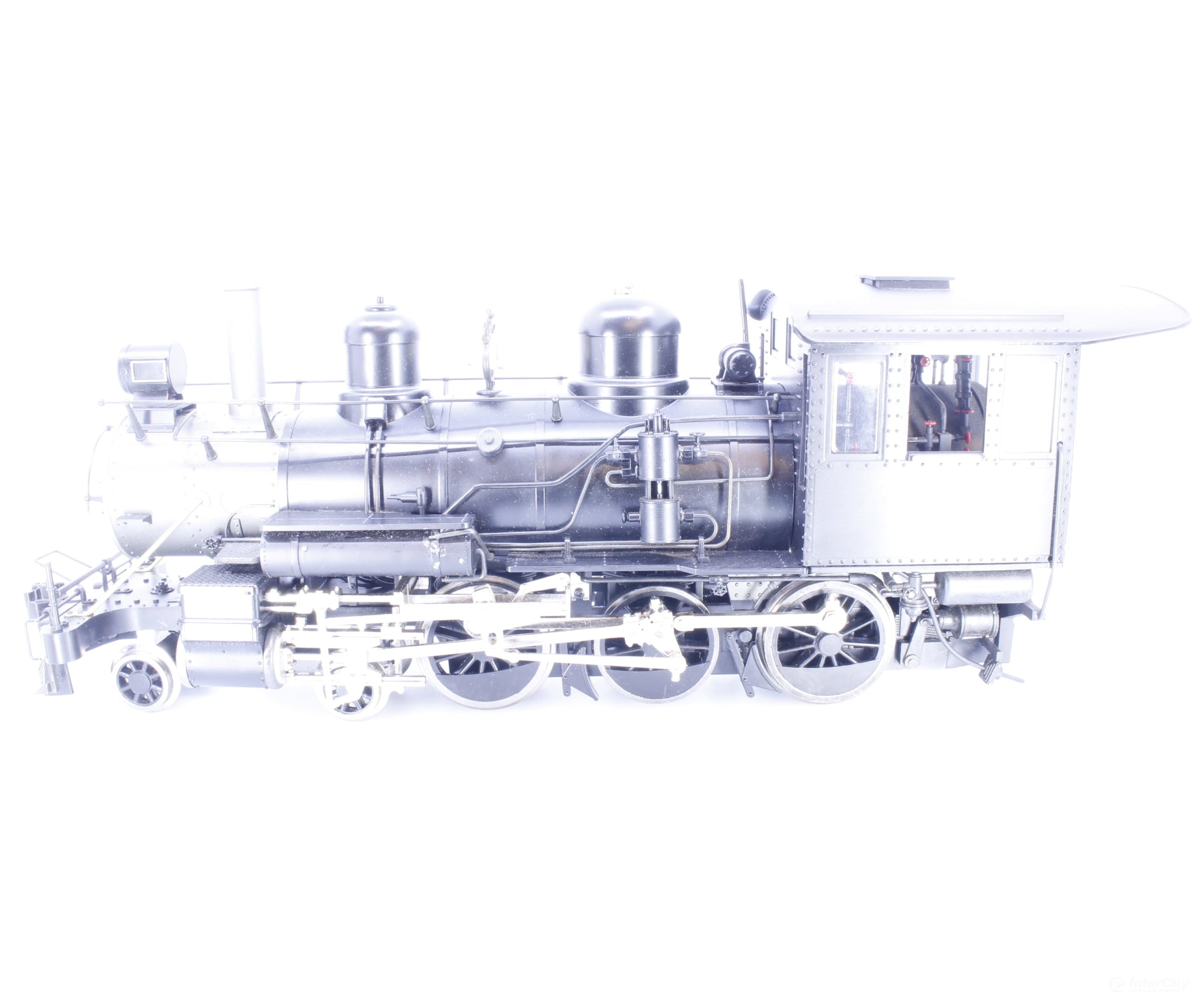 Bachmann 91804 G Black Undec 4-6-0 Metal Gears and Rods Steam Locomotive Undecorated DCC Ready - Locomotives