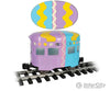 Bachmann 96277 Eggliner - Standard Dc -- Easter (Teal Lavender) Locomotives & Railcars