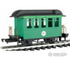 Bachmann 97093 Wood Coach - Ready To Run Lil Big Haulers -- Short Line Railroad (Green Black)