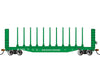Bachmann 12903 52 Centerbeam Bulkhead Flatcar - Ready To Run -- Burlington Northern #615816 (Cascade