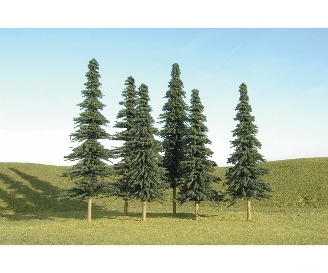 Bachmann 32004 Spruce Trees - Scenescapes(Tm) -- 5 To 6 12.7 15.2Cm Pkg(6) & Vegetation