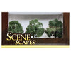 Bachmann 32013 Oak Trees - Scenescapes(Tm) -- 3 3-1/2 7.6 8.9Cm Pkg(3) & Vegetation
