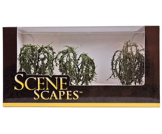Bachmann 32014 Willow Trees - Scenescapes(Tm) -- 3 3-1/2 7.6 8.9Cm Pkg(3) & Vegetation