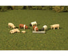 Bachmann 33118 Pigs - Scenescapes(Tm) -- Pkg(9) Figures