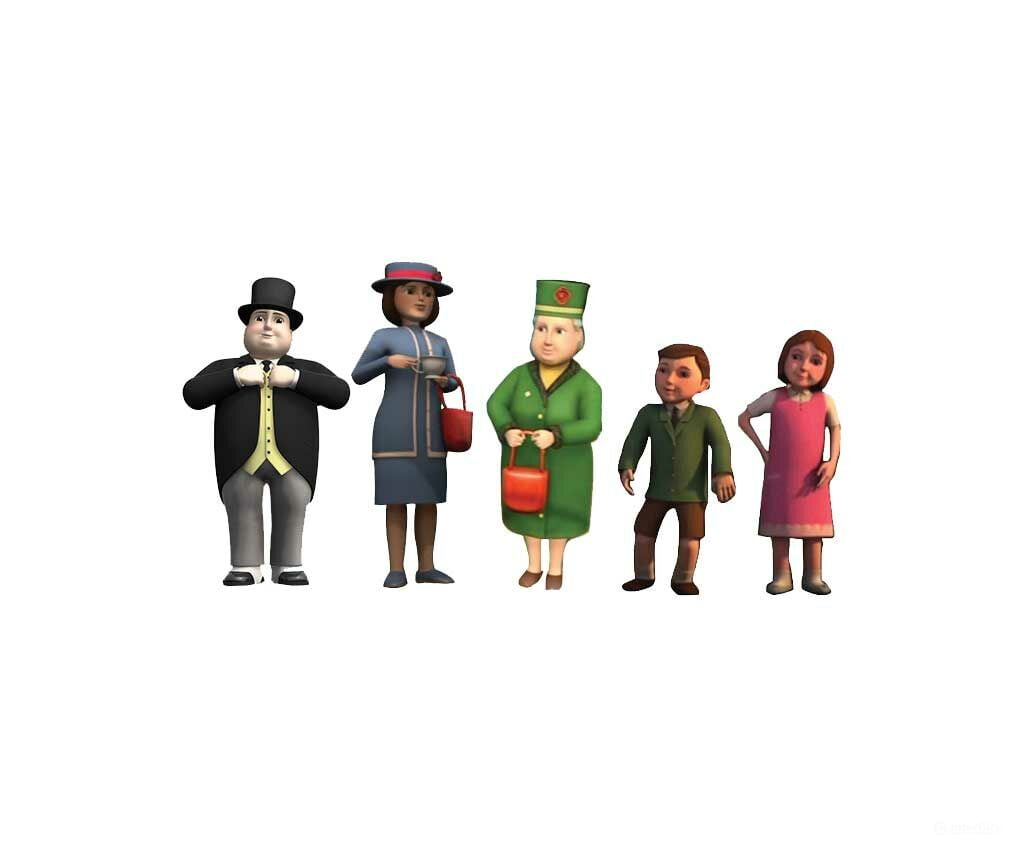 Bachmann 33301 The Hatt Family -- Pkg(5) Figures