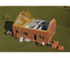 Bachmann 35105 Residential Building Construction Site - Scenescapes(Tm) -- Assembled 5-3/4 X 4-1/2