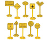 Bachmann 42204 Signs -- Railroad & Street Pkg(24) Scenery Details