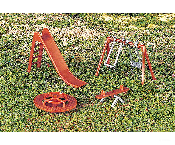 Bachmann 42214 Playground Equipment -- 4 Piece Set Scenery Details