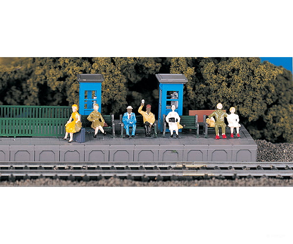 Bachmann 42342 Sitting Passengers Pkg(6) Figures
