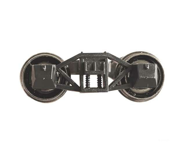 Bachmann 42911 Old-Time Arch-Bar Friction-Bearing Trucks With Metal Wheels -- 1 Pair Couplers &
