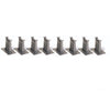 Bachmann 44472 Tall Pier Set - E-Z Track(R) -- 8-Piece Track Accessories