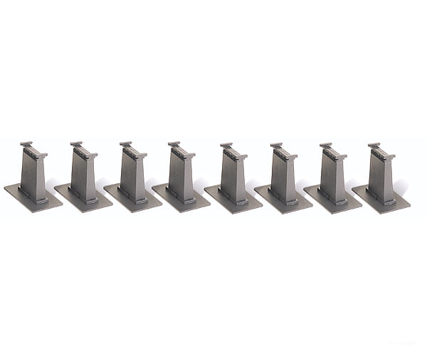 Bachmann 44472 Tall Pier Set - E-Z Track(R) -- 8-Piece Track Accessories