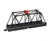 Bachmann 44473 Truss Bridge With Blinking Light - E-Z Track(R) -- Assembled 10-1/2 X 2-3/8 4 26.7 6