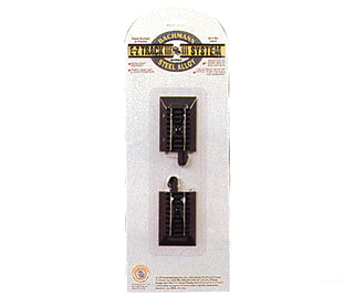 Bachmann 44491 E-Z Track(R) W/Steel Rail & Black Roadbed -- Hayes Wheel Stops (Track Bumpers) Pkg(2)