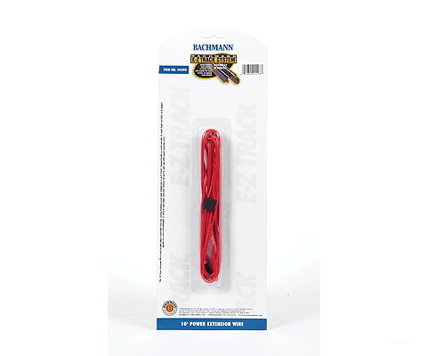 Bachmann 44498 Terminal Extension Wire - E-Z Track(R) -- 10 Long (Red) Track Accessories