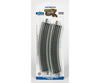 Bachmann 44501 Curved Track W/ Nickel Silver Rail & Gray Roadbed - E-Z Track(R) -- 18 45.7Cm Radius